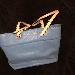 Brand New Michael Kors Light blue Pocket Tote